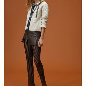 The Reeds (Anthropologie) Cable-Knit Wool Cardigan•size XS